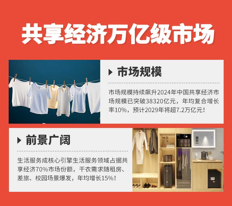 酒店“共享烘干機”，水御嘉共享智能烘干衣柜